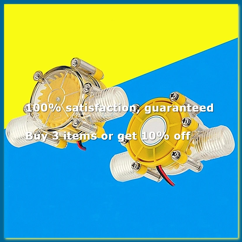 10W Water Flow Pump Mini Hydro Generator Turbine Flow Hydraulic Conversion 80V-A56M