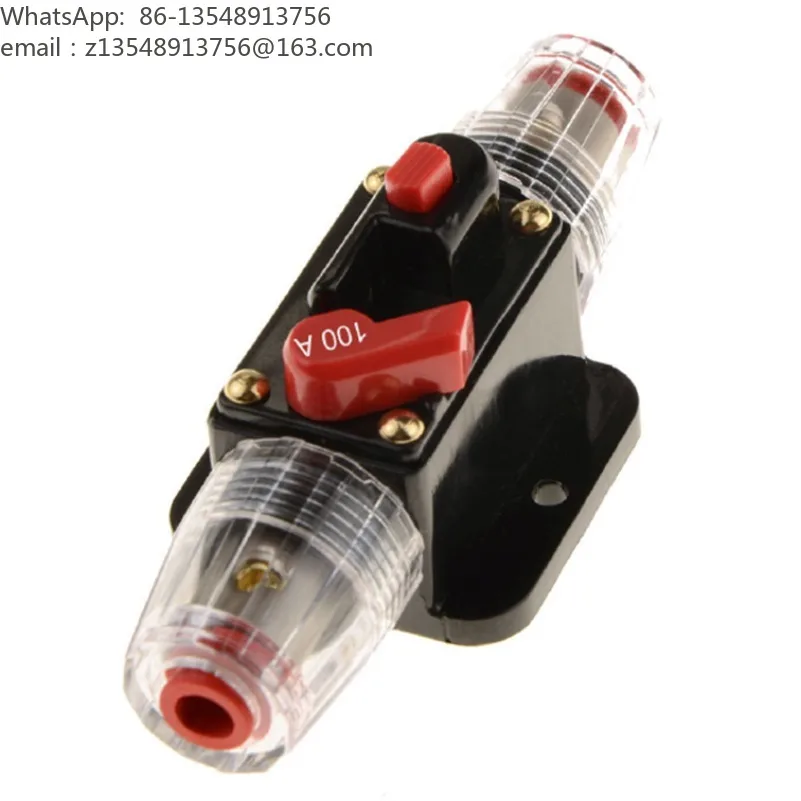 C10 Resettable Fuse Circuit Breaker Auto Protection Cutoff Switch for RV Yacht Car Overload Protection Fuse Holder 2 Pieces