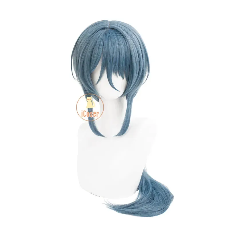 2025 ♥   جديد هونكاي ستار السكك الحديدية ناتاشا شعر مستعار تأثيري الأزرق الشعر الطويل القوس لعبة الأطباء البرية العالم السفلي Belobog Jarilo-VI النساء P ☆ ★