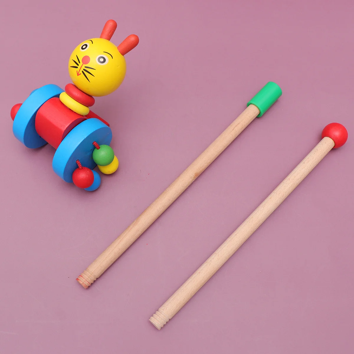 Деревянные ходунки для детей раннего возраста, мультяшная форма животного, тележка для толкателей, яркий цвет, развивающие ходунки, подарок для детей