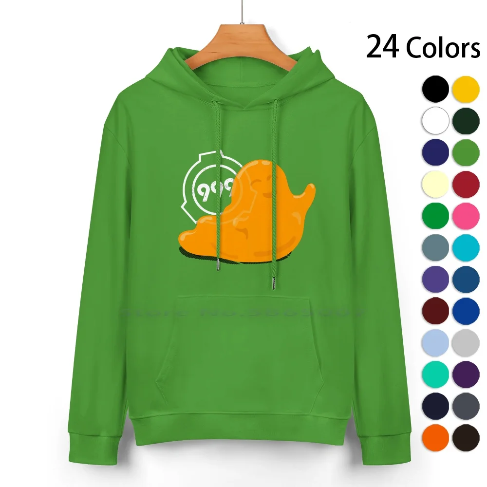 Scp-999 The Tickle Monster Pure Cotton Hoodie Sweater 24 Colors Scp 999 Tickle Monster Scp Foundation Slime Orange Profsnider