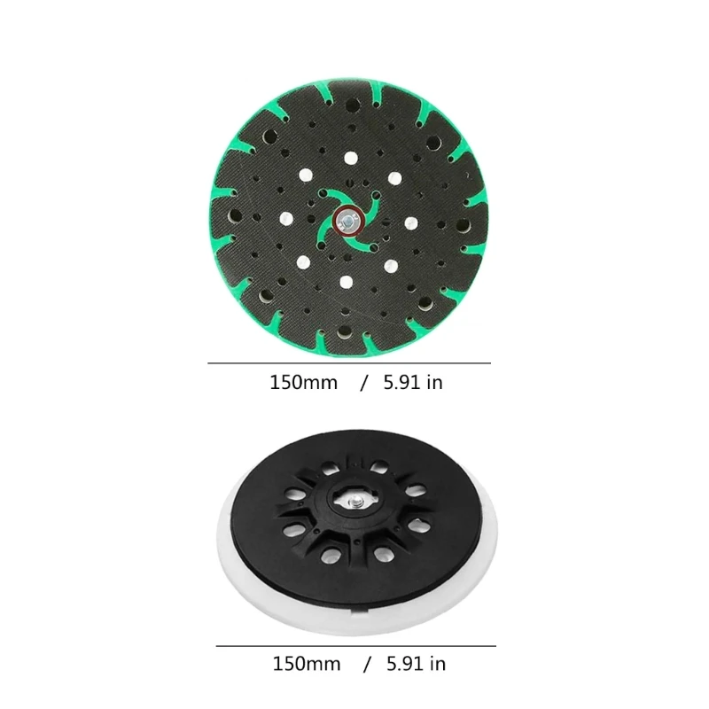 6inch Cứng Tấm Chà Nhám 17/49 Lỗ Dự Mài Đĩa Chà Nhám cho ETS 150/3 ETS 150/5 ETS 150/3 Máy Xay