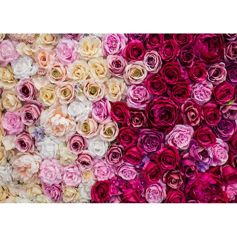 Telones de fondo de tela fotorística para fotografía, accesorios de flores, tablones de madera, Fondo de estudio fotográfico 21921 CXSC -14