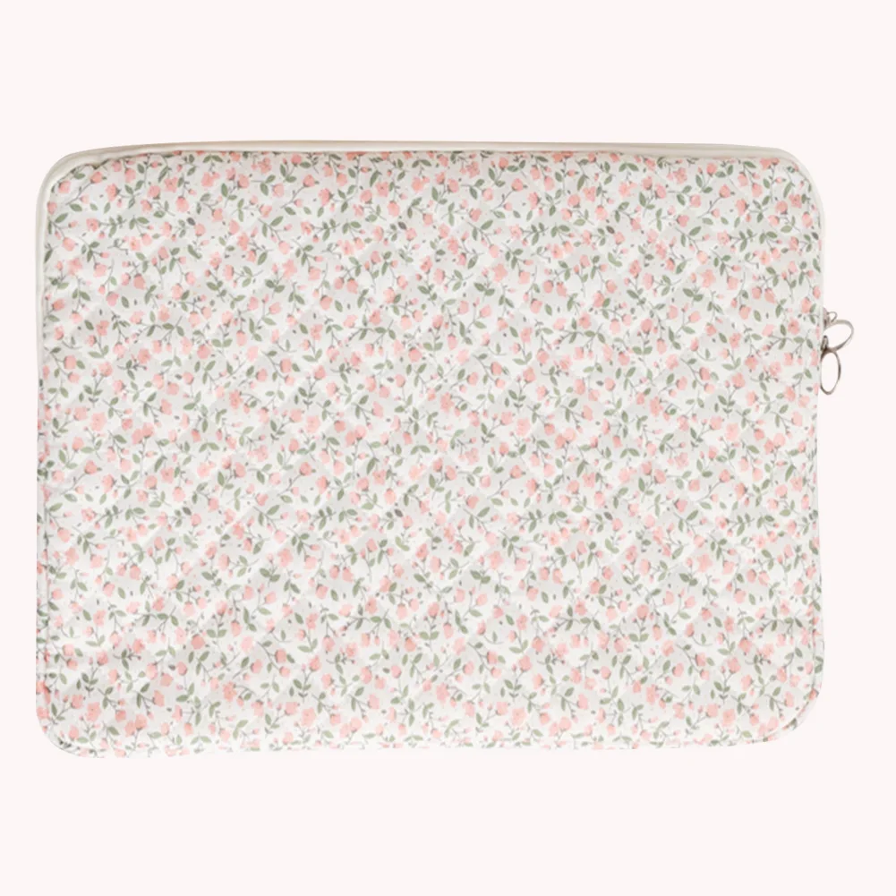 

11/13/15 Inch Laptop Sleeve Quilted Laptop Bag Coquette Floral Laptop Sleeve Case Laptop Carrying Case Office Accessories