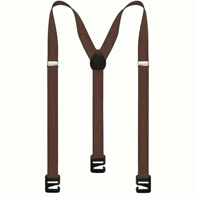 حمالات بلون سادة للرجال حمالات مخفية على شكل حرف Y من الخلف حمالات كاجوال عصرية قابلة للتعديل