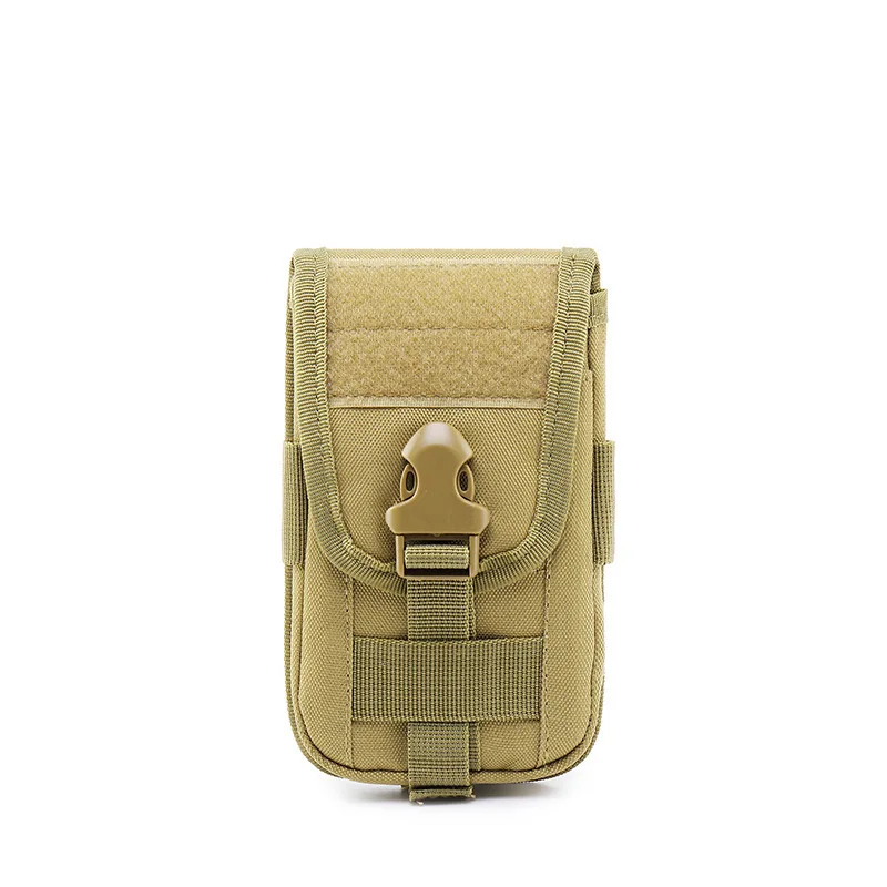 Large Capacity Camouflage MOLLE Phone Pouch Tactical Waist Organizer for Cards Passport and Outdoor Essentials