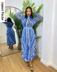 2024 Spring and Autumn Pleated Corn Pleated Printed Long Sleeved Slim Fit Top+Sun Pleated Half Skirt Two-piece Women's Set