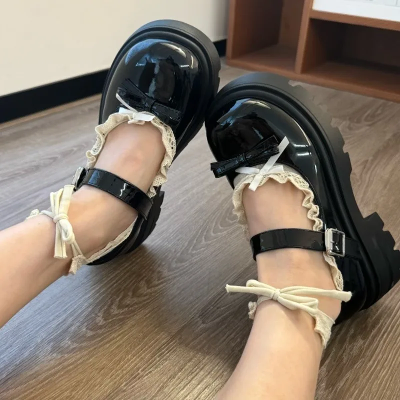 Ballet Style Bowknot Lace Up No-show Socks Women Sexy Fishnet Tie Straps Slippers JK Girl Sweet Lolita Cute Dance Designer Socks