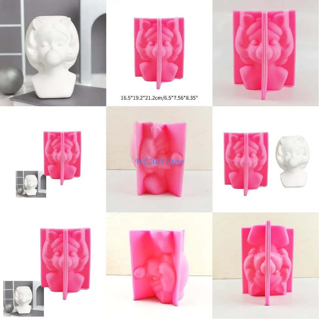 

G5GC Bubble Girl Статуя Силиконовая плесень Уникальная смола