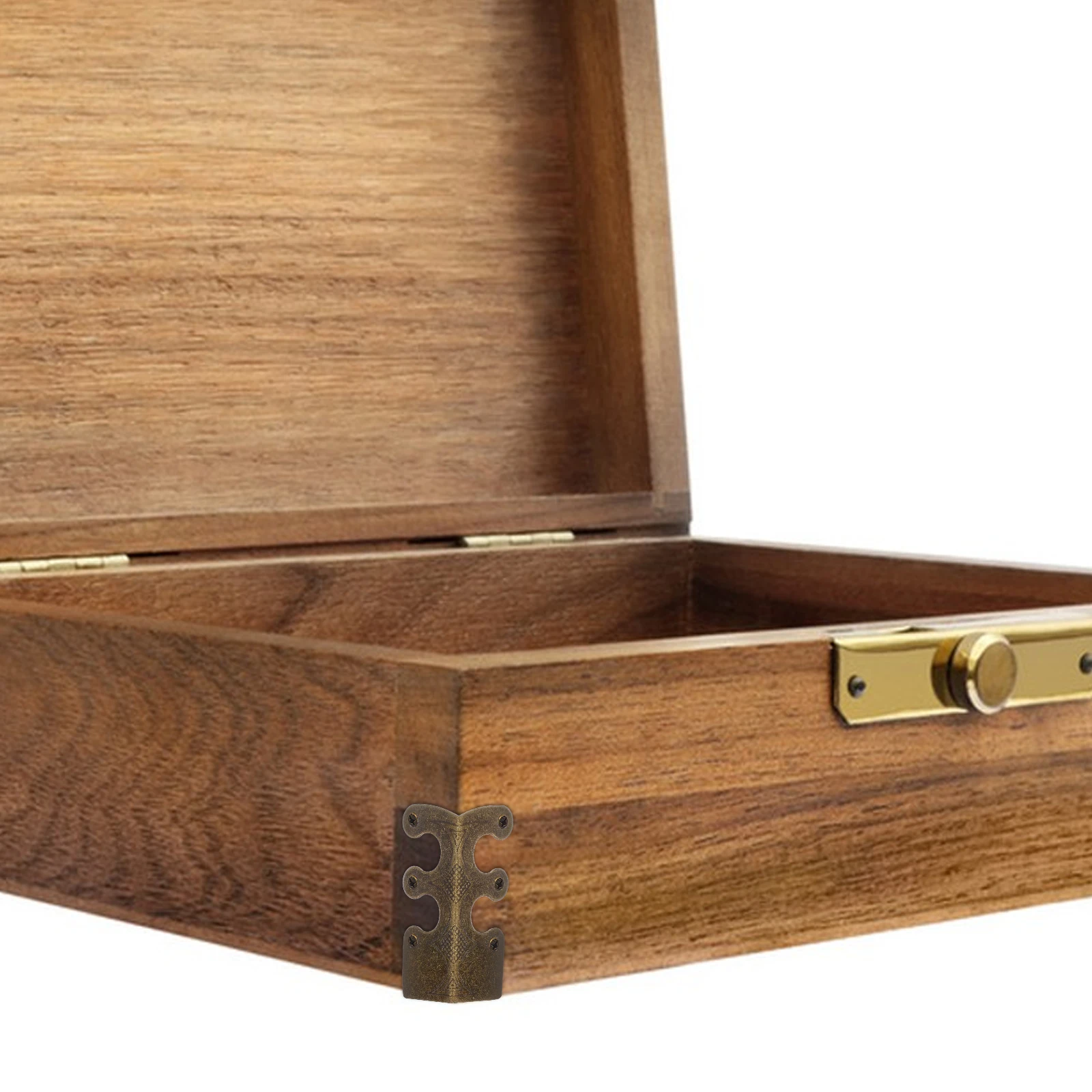 

1Set Metal Corner Protectors Vintage Design for Jewelry Box Case Furniture Protection Decorative Edge Guards Finish