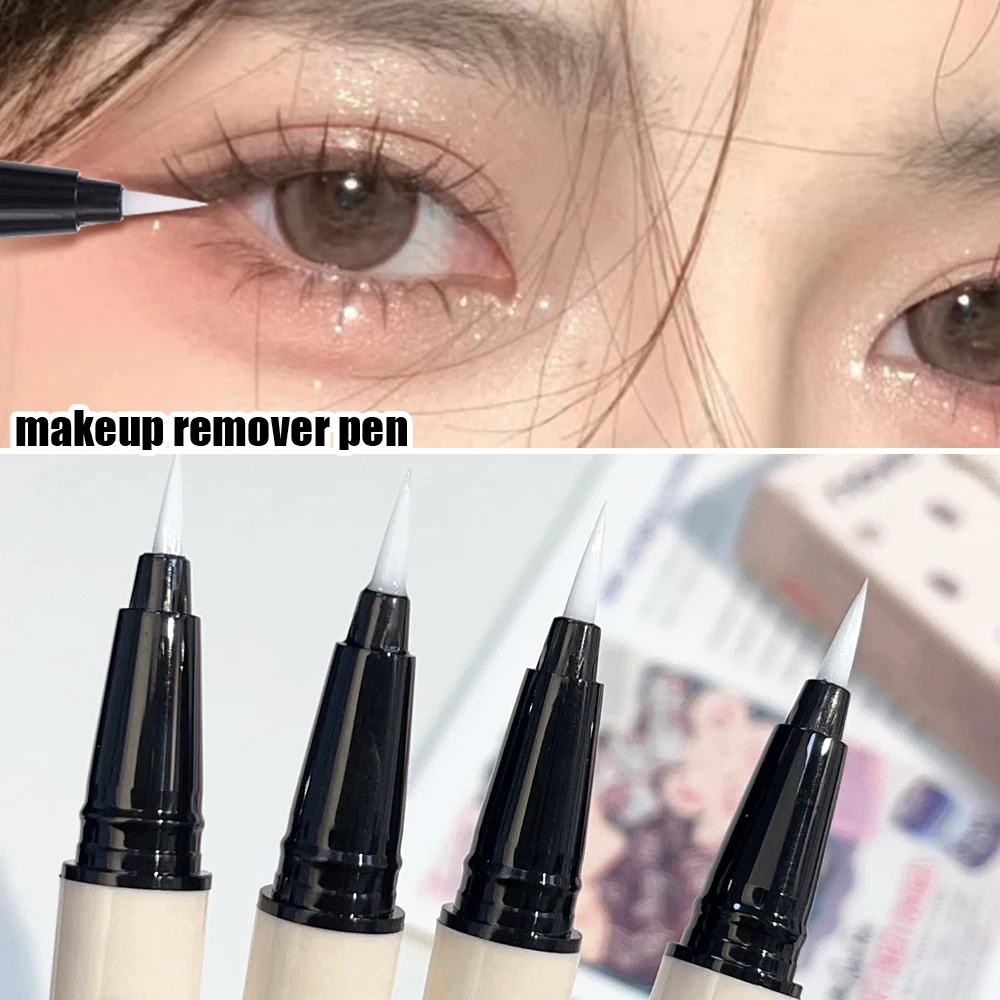 Easy To Clean Makeup Remover Pen Ultra-fine Precision Makeup Correction Lip Eye Make Up Removal Magic Eraser Pen Cleansing Tool