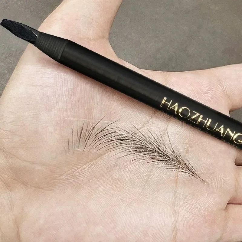 Matite per sopracciglia da 8 pezzi con pennello morbido Impermeabile a lunga durata 8 colori Penna dura Nucleo Superficie opaca Accessori per tatuaggi per trucco Troppo
