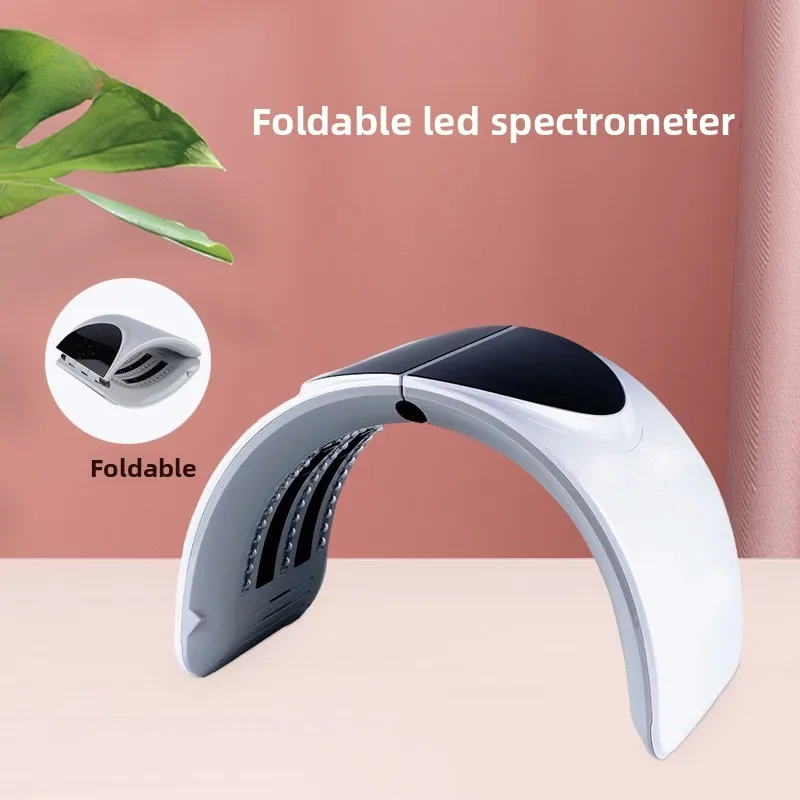 Folding Spectrometer Led Photon Skin Rejuvenation Heating Pdt Beauty Mask Spectrometer