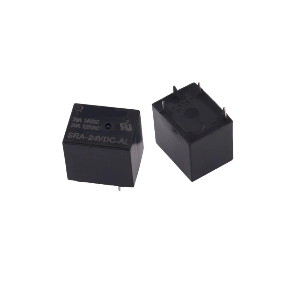 5 10 20 PCS 5V 12V 24V 20A DC Power Relay SRA-05VDC-AL -CL SRA-12VDC-AL -CL SRA-24VDC-AL -CL 4Pin 5Pin PCB Type Automobile Relay