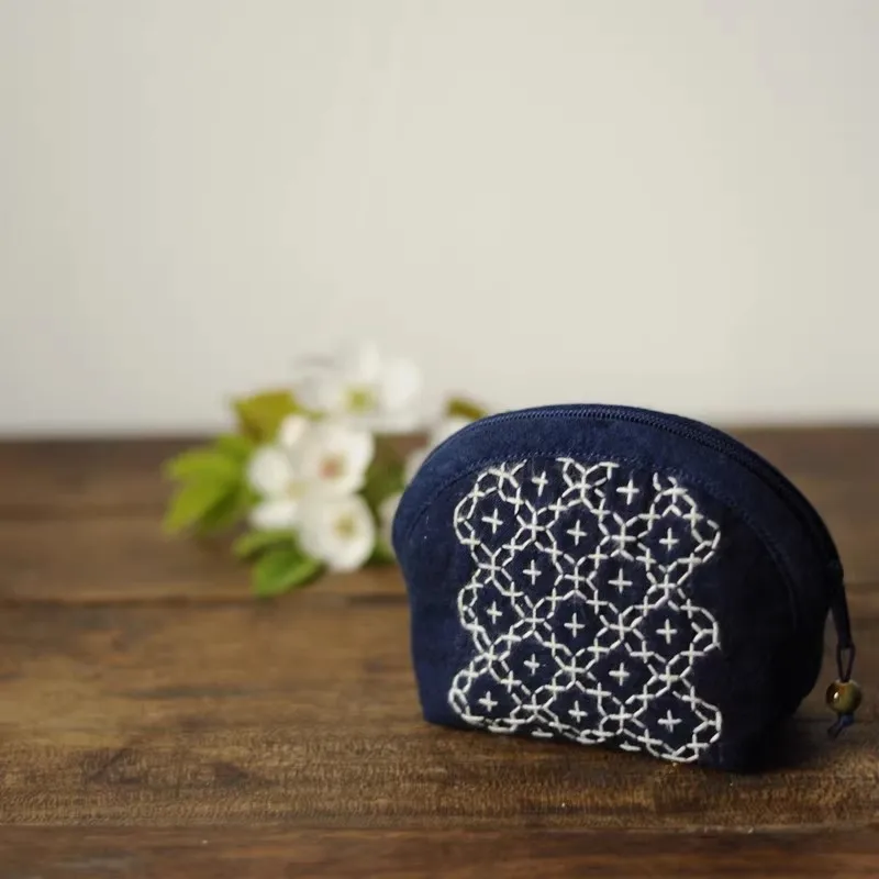 

Chinese Han Dynasty Style Sashiko DIY Kit, Traditional Embroidery Sewing Craft Supplies for Beginners