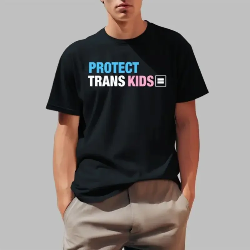 Andr3Wsky Protect Trans Kids T Shirt 2025 Size S 5Xl