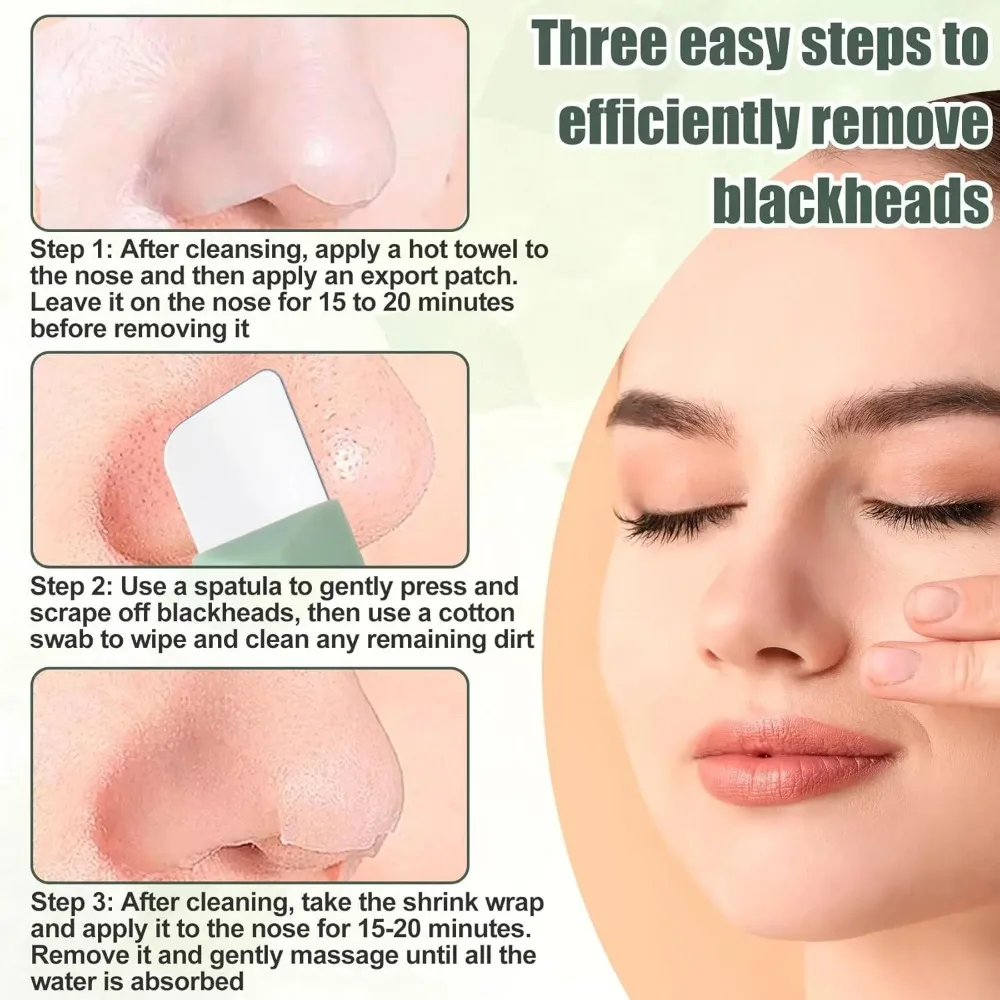 1Pcs Deep Clean Skin Spatula Professional Blackhead Remover Tool Face Scraper for Men and Women Facial Cleansing Beauty Tool