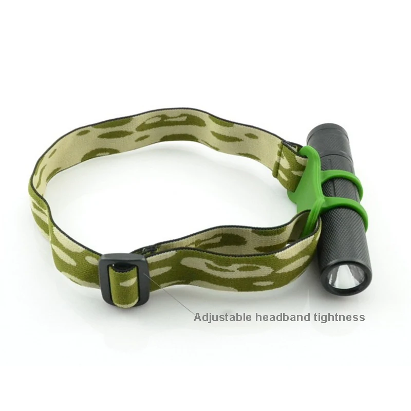 Elastic Head Belt Strap Mount Holder Headband For 18650 Flashlight Lamp Headlight Headlamp Outdoor for Convoy Torch