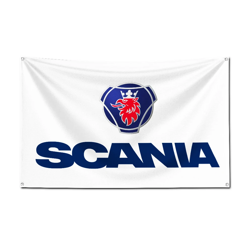 2024 Large Size Fashion S-Scanias Flag Polyester Printed Car Banner For Decor