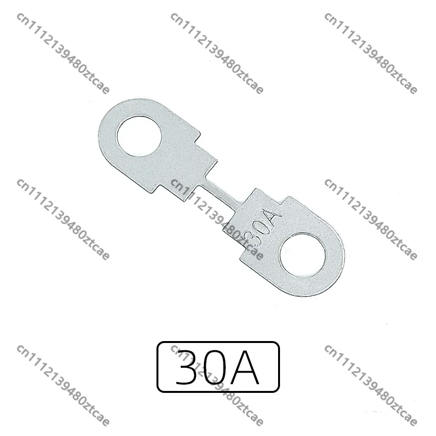 Auto Flat Blade Fuse Sheet 30A-200A High Current Vehicle Circuit Protection Replacement Fuses