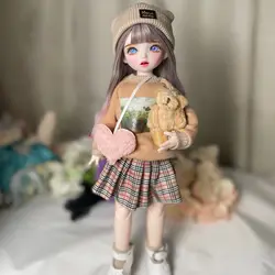 Handmade 1/6 Mini Fashion BJD Doll Cute Make Up Movable Joint 30CM Dolls Princess Suit Accessories Clothes Child Toy Girls Gifts
