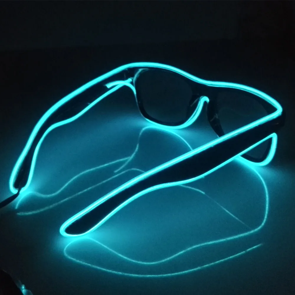 Colorful Cute Sunglasses glowing in the dark LED light up Glasses Neon Luminous Glasses for Christmas present party supplies