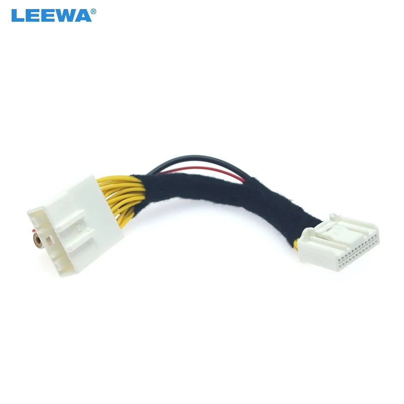 

LEEWA Car Rear Camera Reversing RCA Video Convert Cable For Renault C24 OEM Monitor Connection Wiring Adapter