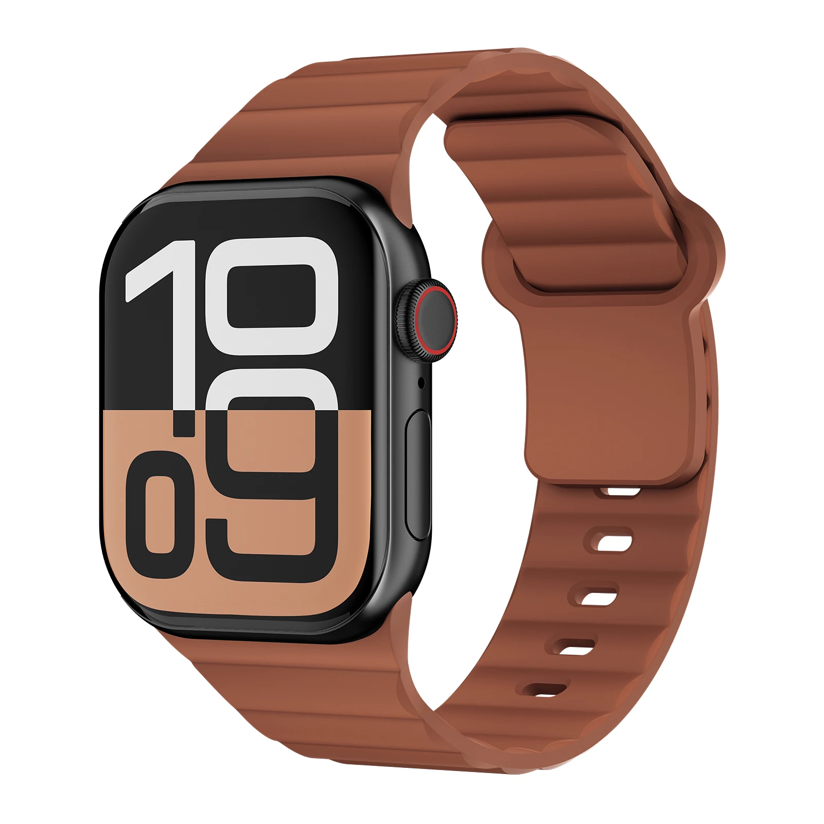 Sport siliconen bandje voor Apple Watch bandjes 44mm 40mm 46mm 49mm 42mm 45mm armbanden iWatch ultra 2 3 series 11 10 9 8 7 SE
