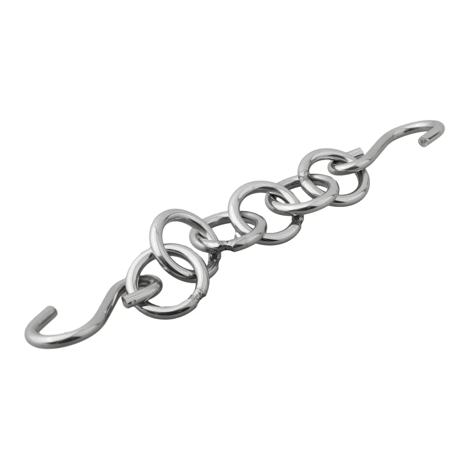 Hook Chain Car Chain About 22.5 Cm/8.86 In Removal Silver Stainless Steel Versatile Use Convenient Portable Reliable