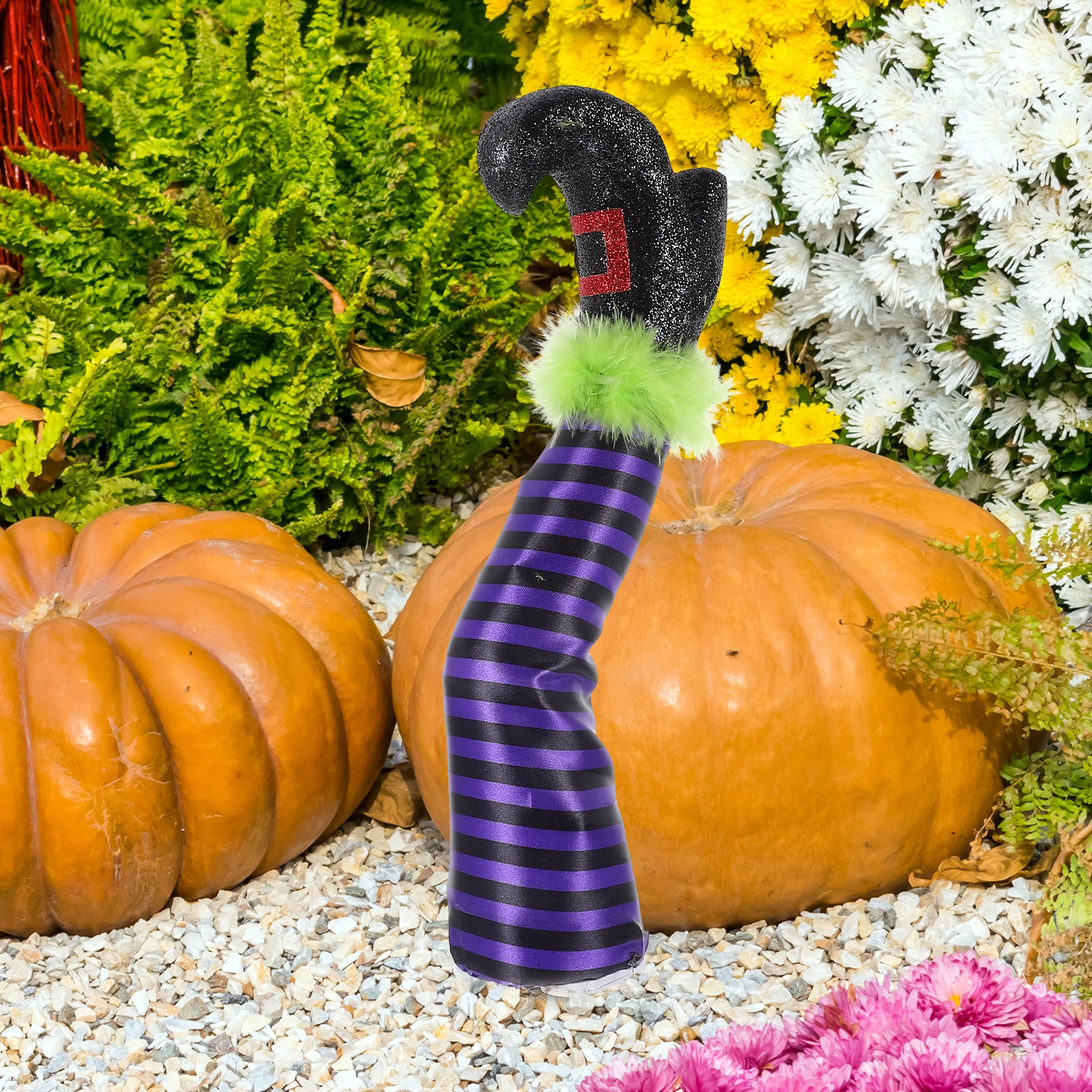 

Party Witch Legs Decoration Ornament Lawn Halloween Signs Witches Outdoor Ornaments