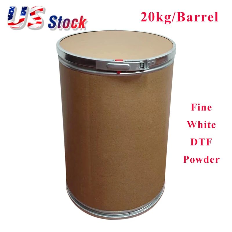 

CALCA 20kg/Barrel Fine White DTF Powder Direct to Transfer Film TPU Digital Hot Melt Adhesive Powder Bulk Wholesale US Stock