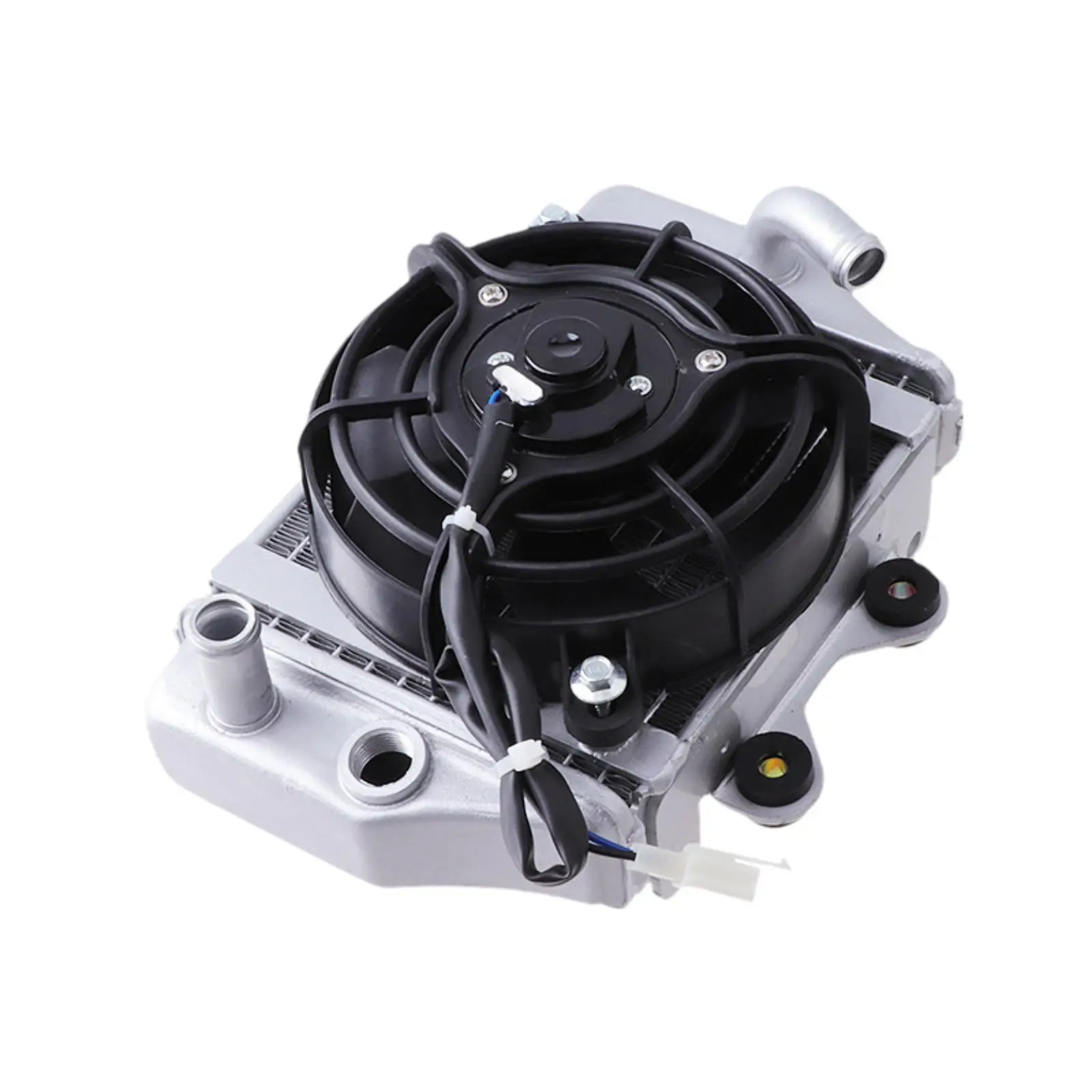 Radiator Cooling Fan Oil Cooler Karts Replacement Motocross Parts 250cc Quad Water Cooler Radiator Fan Motorcycle Cooling Fan