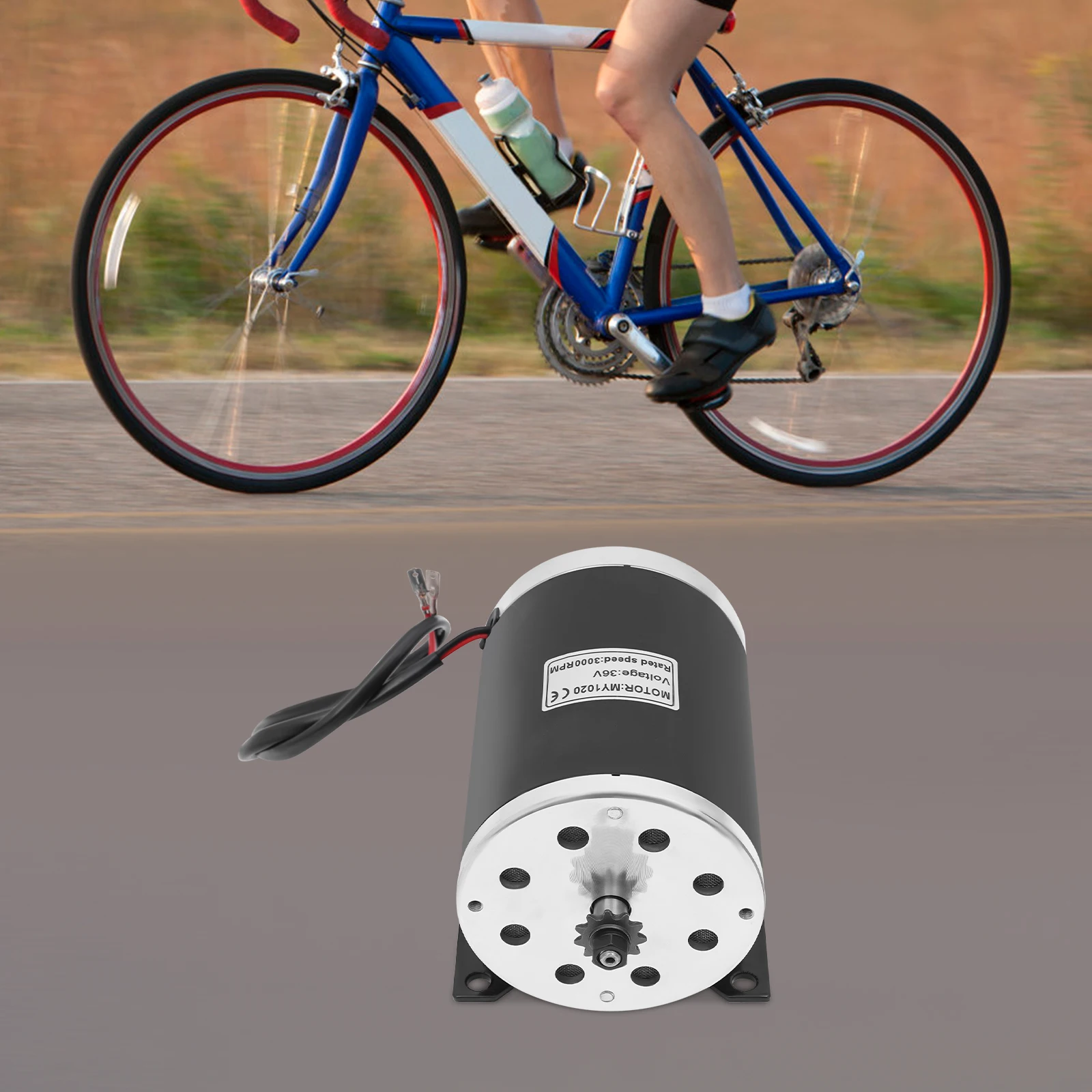 محرك كهربائي بتيار مستمر 36 فولت 1000 وات، محرك سكوتر كهربائي 3000 دورة في الدقيقة، طقم محرك دراجة كهربائية لعربات الذهاب ذات العجلات الأربع