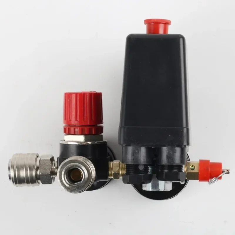 220V  Air Compressor Pressure Switch Regulator Control Valve With Instrument Connector Pneumatic Components Quick Response