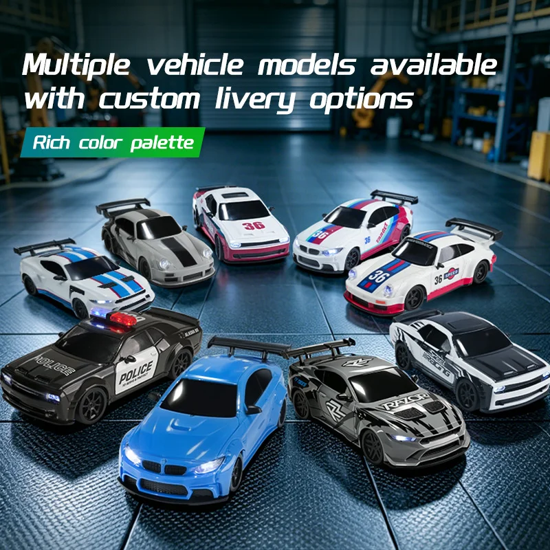 New Gabriel 1:36 3611-3615 Mini Drift Remote Control 4WD Drive 25km/h High-Speed Model RC Electric Racing Car With Lights Gyro
