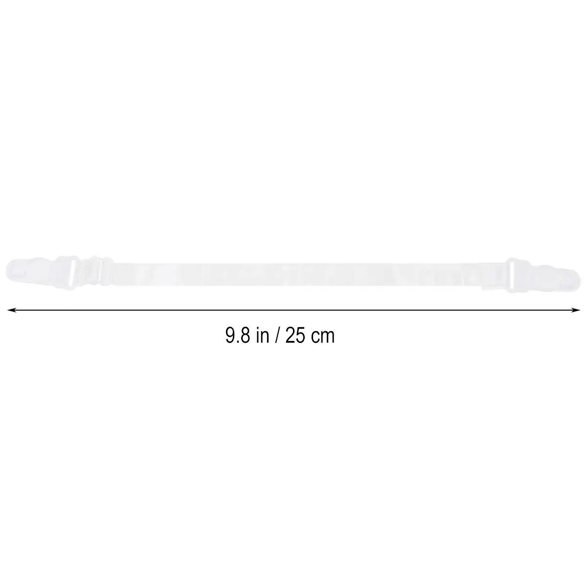 

6 Pcs Slip Shoulder Straps Non Belts Non Belts Adjustable Bra Straps Elastic Material Summer Vests Halter Tops