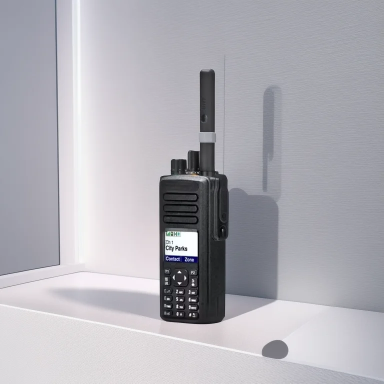 Original DP4400ef Digital DMR Walkie-Talkie System 10W Output Power For Outdoor Properties Hotels Two-Way Tour Guide In Outdoor