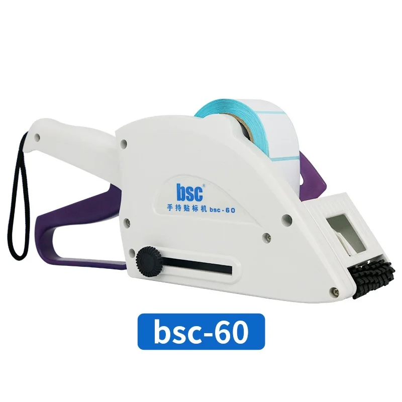 

Bsc 60 Hand Held Label Applicator Portable Tape Sticker Label Dispenser Hand Dispensing Labelling Machine