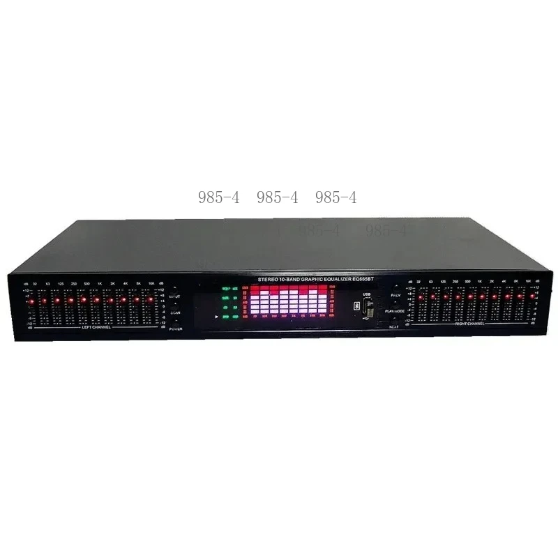 Dual Channel Stereo Mixer With Bass/Treble EQ - High/Low Regulator