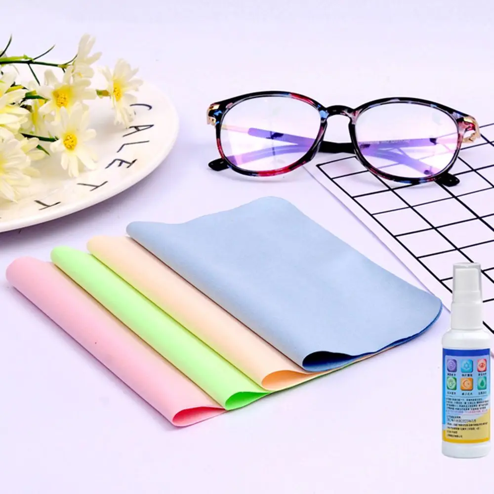 

5Pcs/pack Simple Camera Computer Microfiber Accessories Cleaner Cleaning Screen clean Cloth Lens wipe cloths