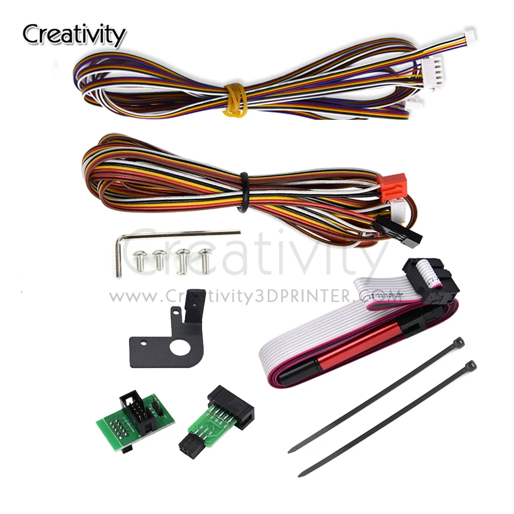 3D Printer Parts BL Touch Cable Extension Wire With Adapter Green Board with Bracket For Ender3/Ender3 Pro/ Ender5/CR10