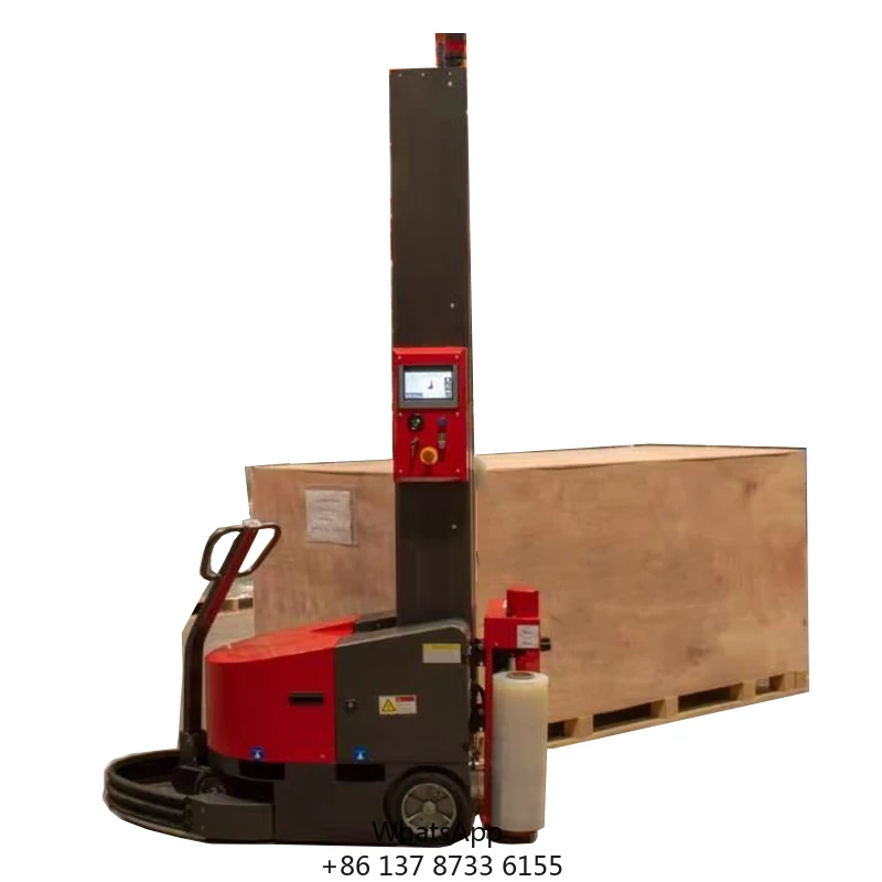 

Strech Film Wrapping Machine Made In China Robot Stretch Film Pallet Wrapping Machine With CE