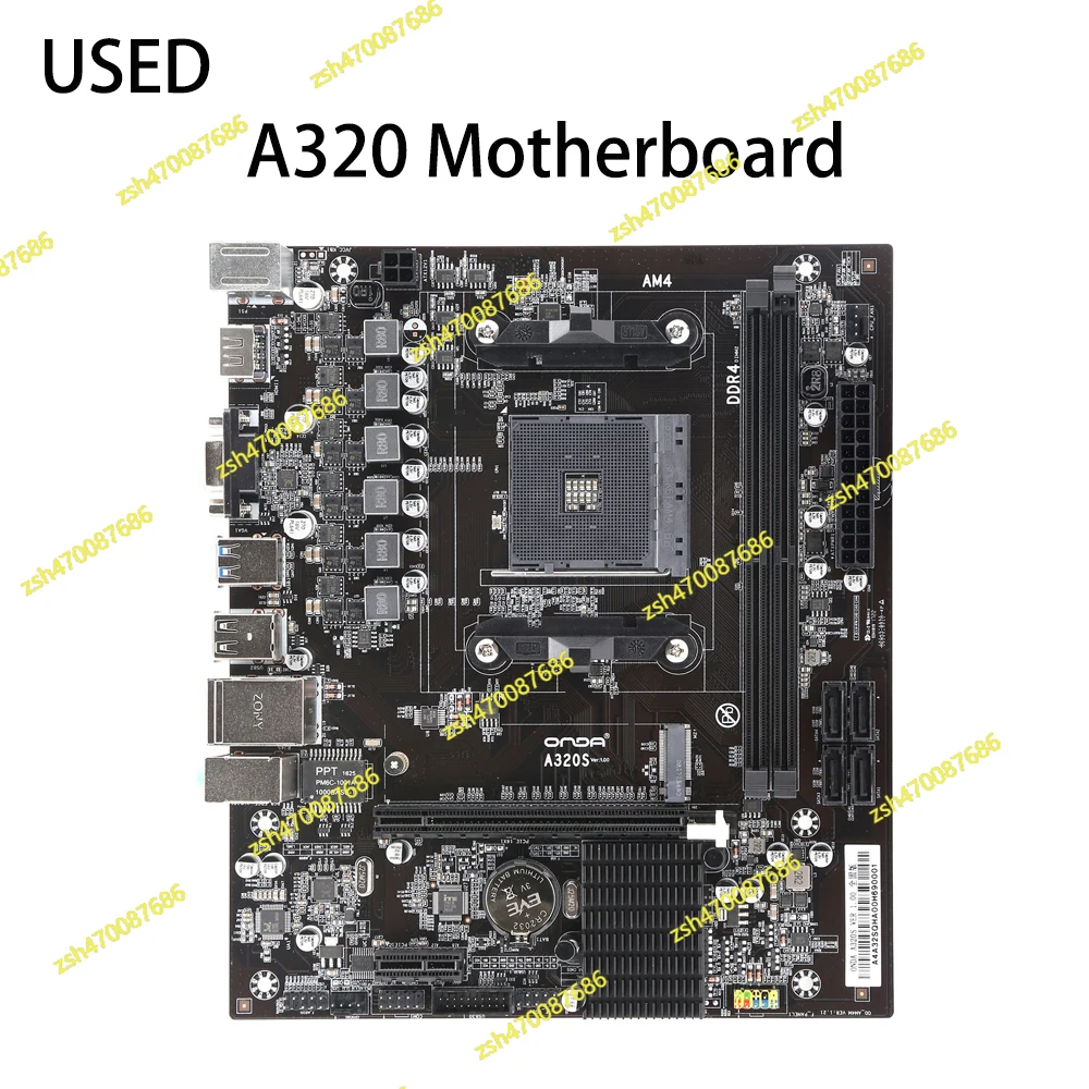 

Б/у материнская плата A320 AMD AM4 2 x DDR4 16 ГБ NVME M.2 SATA3.0 Micro ATX AM4 Материнская плата