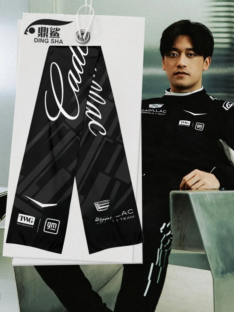 2026-キャデラック-f-チーム-スカーフ-ネックウォーマー-アウトドア-ユニセックス-暖かさ-プリント-ポリエステル繊維-軽量-多機能スカーフ