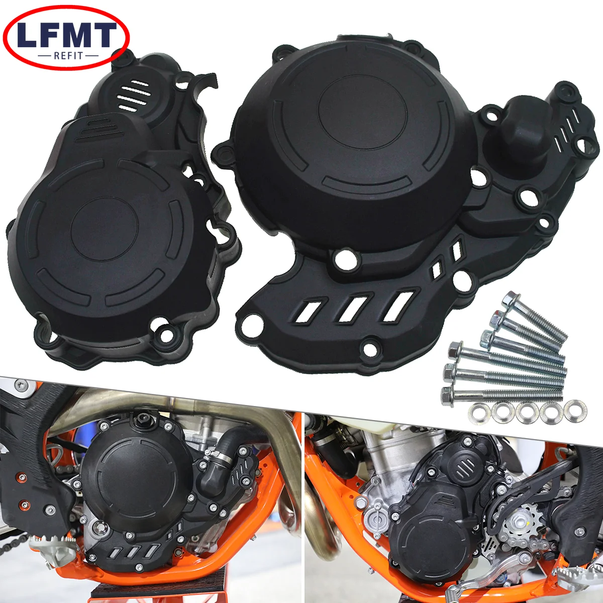 Motorrad Motor Abdeckung Kupplung Magneto Schutz Für KTM SX-F XC-F EXC-F XCFW Für Husqvarna FE FC FX EC EX Zubehör 2016-2023