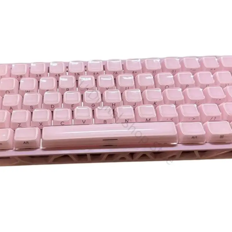 96BA Crystal Jelly OEM-Profil-Tastatur-Tastenkappen-Set mit Frontaufdruck, gemischte Materialkonstruktion und 113-Tasten-Stil – Detail 7