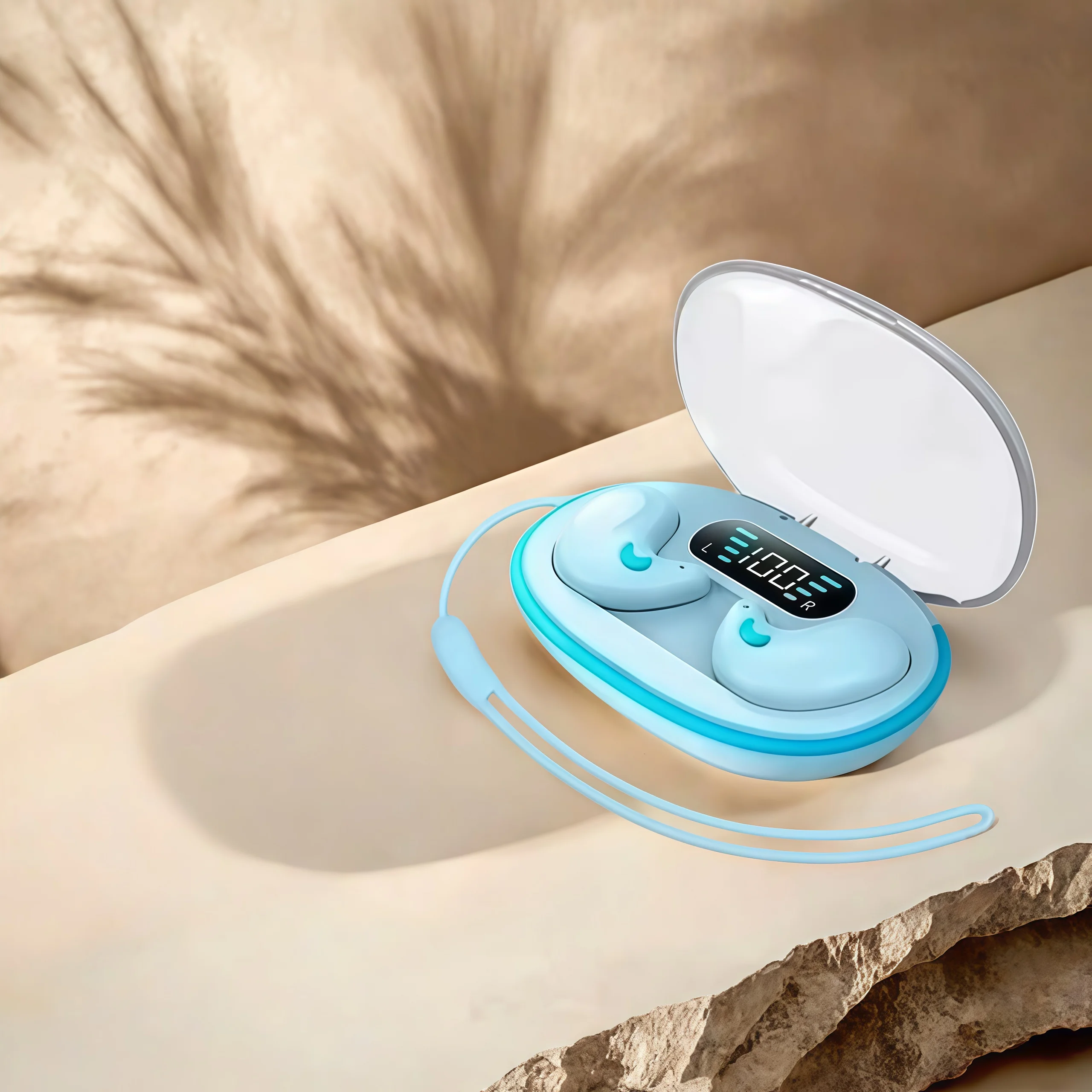 جديد X55Pro سماعات أذن بلوتوث للنوم سماعة لاسلكية تعمل بالبلوتوث سماعات أذن ستيريو هاي فاي مقاومة للماء مع ميكروفون لجميع الهواتف الذكية #1