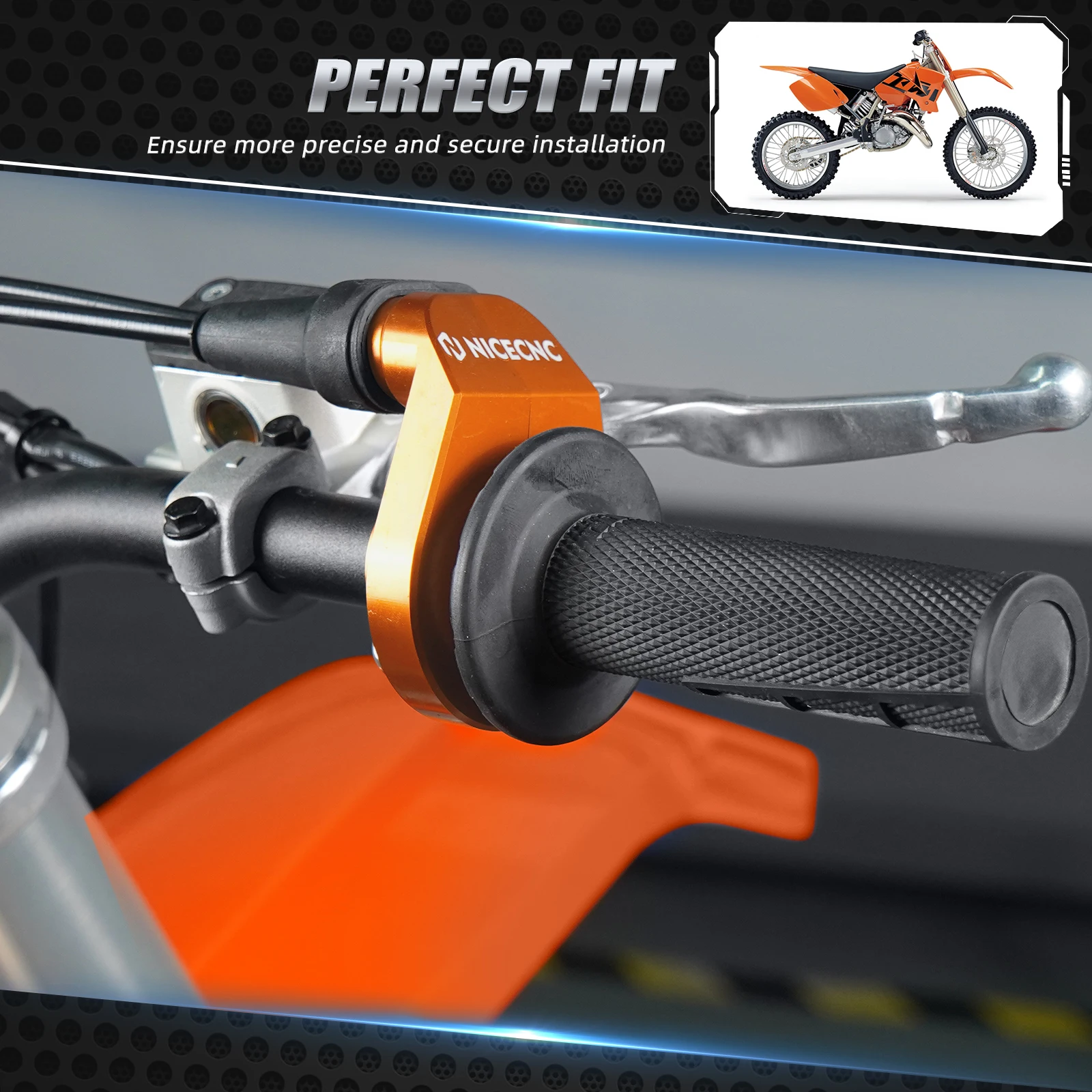 2025 2024 ل Husqvarma TE 300 TE FE 501 450 350 300 250 200 150 125 TC FC TX FX 2023 خنق الإسكان الحرس حامي الألومنيوم #5