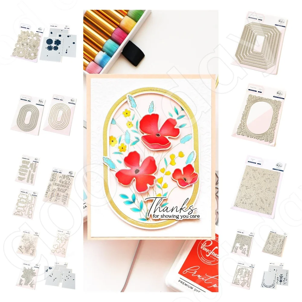 

2024 New Hot Sale Here for You Metal Cutting Dies Stamps and Stencils for Scrapbooking Journaling Decoration DIY Greeting Card