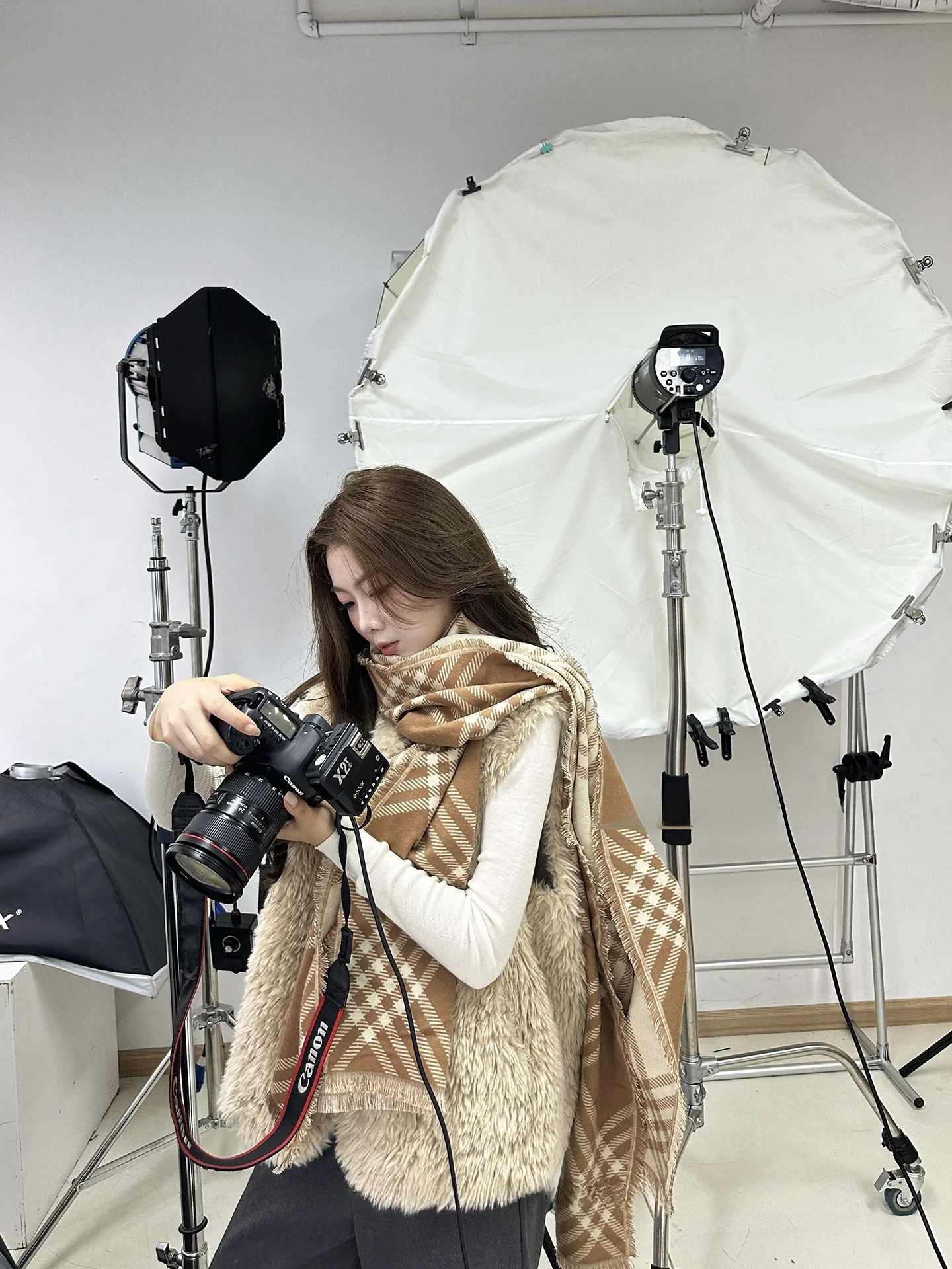 

Warm Faux Fur Vest Small Size Autumn Winter New Sle Snow Velvet Cozy Women's Outerwear Long Sve ort Length Loose Fit